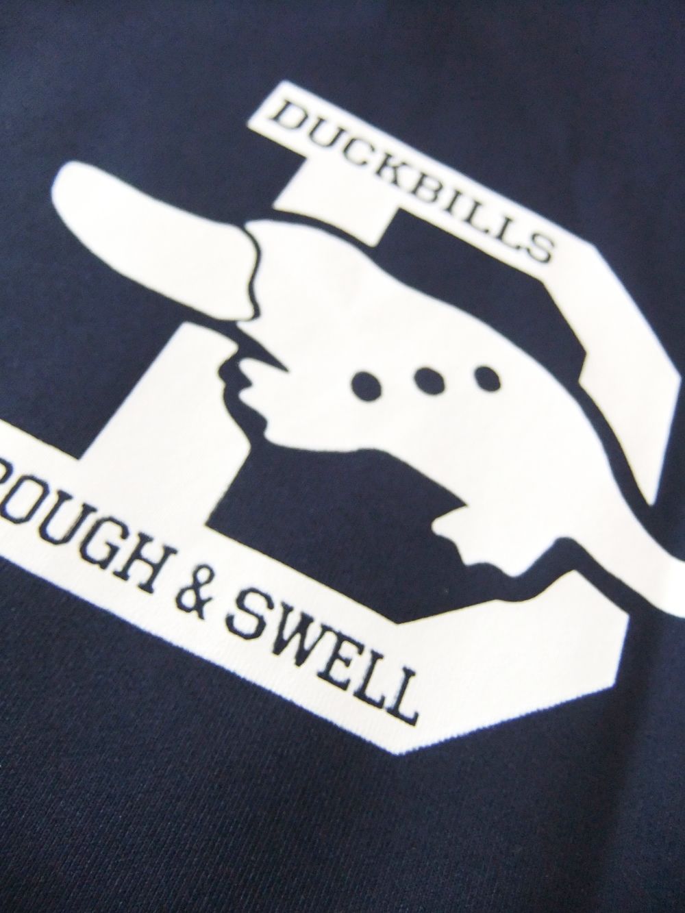 DUCKBILLS MOCK  (ネイビー)  モックネック 半袖ポロシャツ RSM-23030