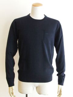D2 EMBROIDERED KNIT SWEATER ウール クルーネックセーター  S74HA1103