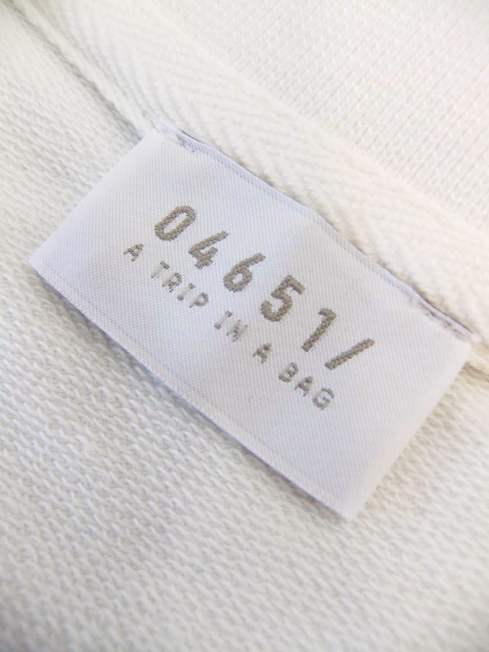 IF TEE  ミニ裏毛 クルーネック 半袖Tシャツ ( ホワイト )