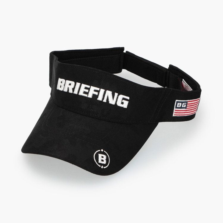 MENS CAMO JQ VISOR  （ブラック） カモ柄 ロゴ バイザー