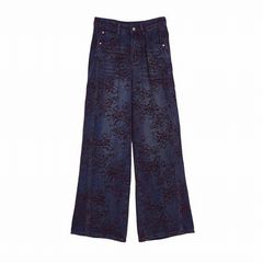 モールジャガード ワイド ストレート デニム   MMK119PDA