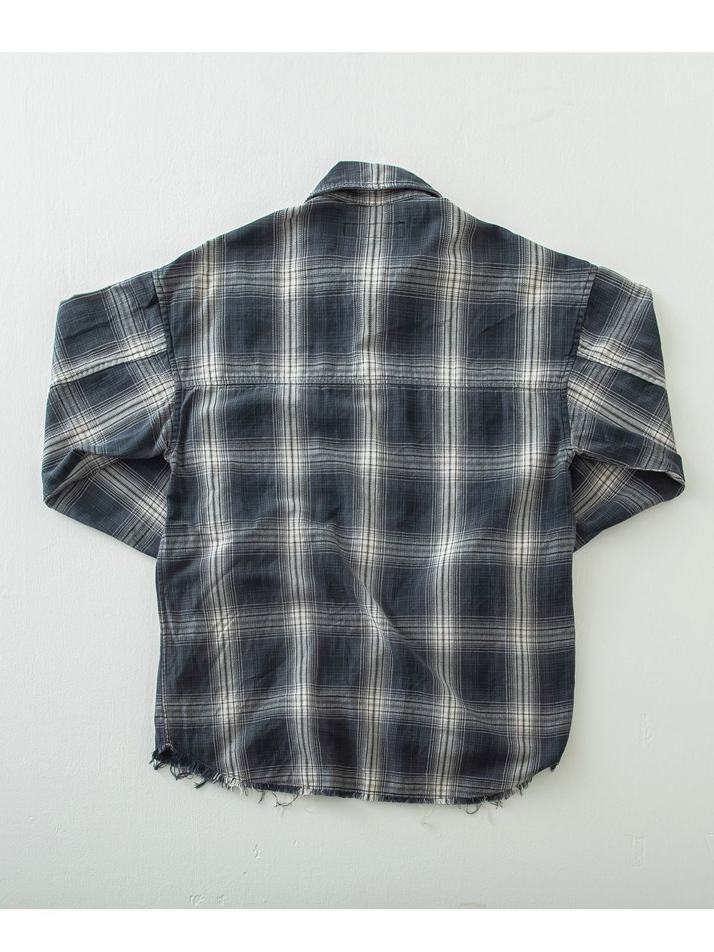 grunge check shirt   オ－バーサイズ チェックシャツ