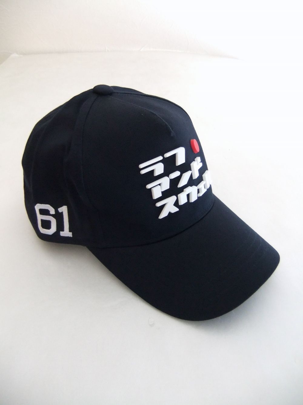KATAKANA B.B. CAP  ( ネイビー )  ロゴ入りキャップ