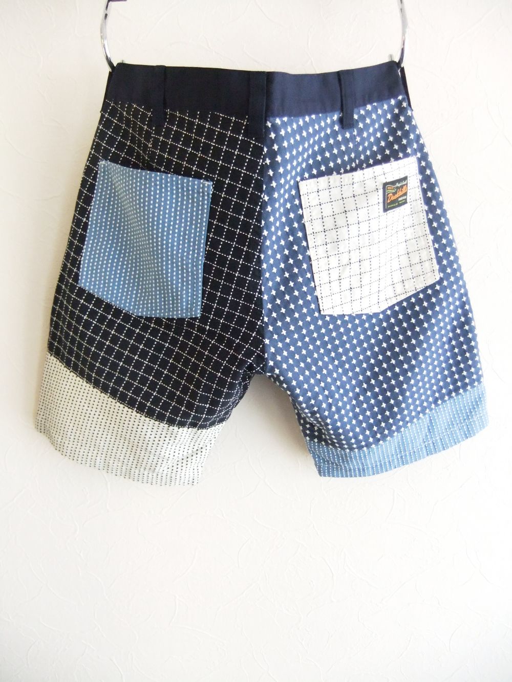 SASHICO CRAZY SHORTS   刺し子織り ハーフパンツ   RSM-23070