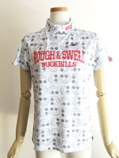 【LADIES】BAD BALL MOCK.W   メガネボール柄 半袖ポロ   RSL-22021