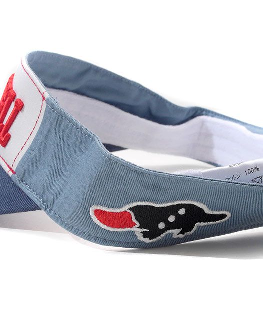 TRICOLOR VISOR (ネイビー) ロゴ入りサンバイザー  RSA-21002