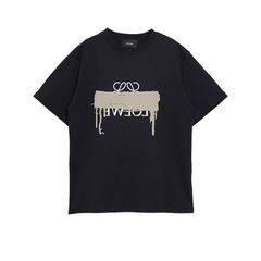 【MICALLE MICALLE Account】 HOMMAGE DORO EL T-SHIRT   (ブラック)   ロゴ T-SHIRT  MAD115TDB