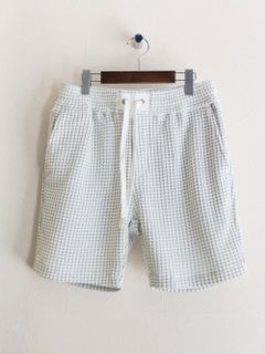 ONI WAFFLE   コットンワッフル ショートパンツ  ( アイボリー )