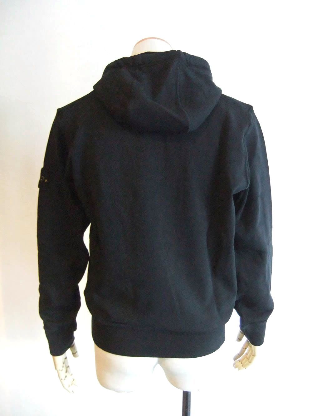 ORGANIC COTTON FLEECE     スウェット パーカー  (ブラック)