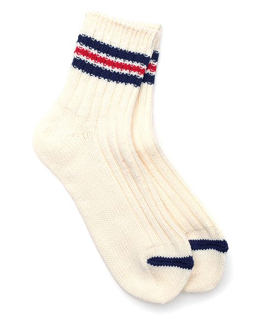 CAMP SOCKS SHORT   リブソックス ( ネイビー)