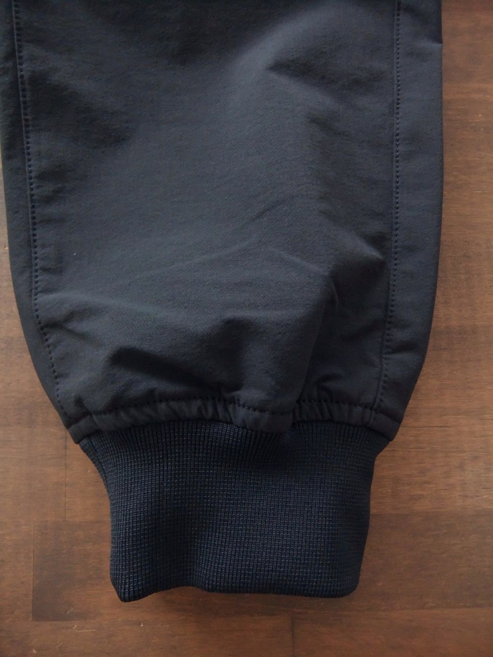 MOON PANTS (ブラック) リブ ナイロン 4WAY ストレッチ パンツ   RSM-23276