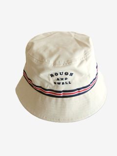 WALES HAT   (ライトベージュ)  ロゴ入り ハット    RSA-26008