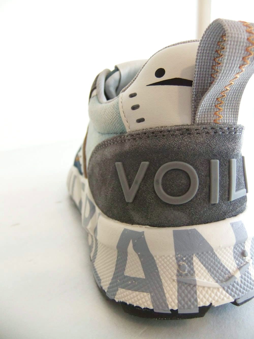 CLUB 01   ナイロン × スエード  ダッド スニーカー