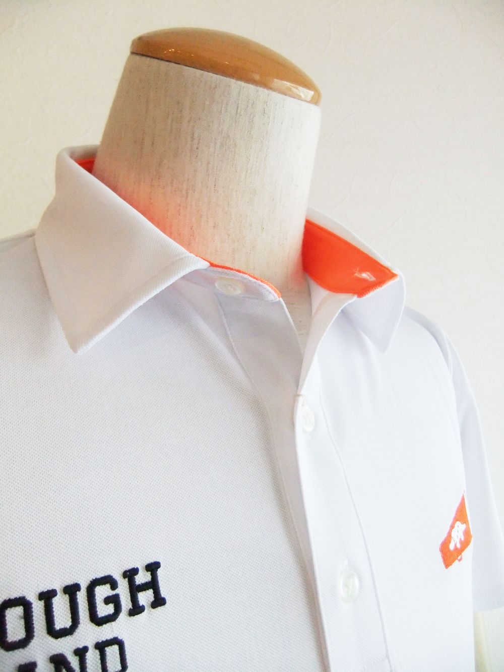 CHEER HORN POLO  (ホワイト)   半袖ポロ  RSM-25008
