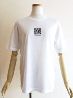 LADIES  D2 QR-Code  ロゴプリント T-SHIRT   S75GD0151