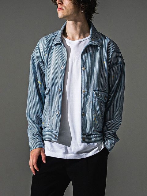LDENIM AG FLIGHT JK    ヒッコリーデニムジャケット