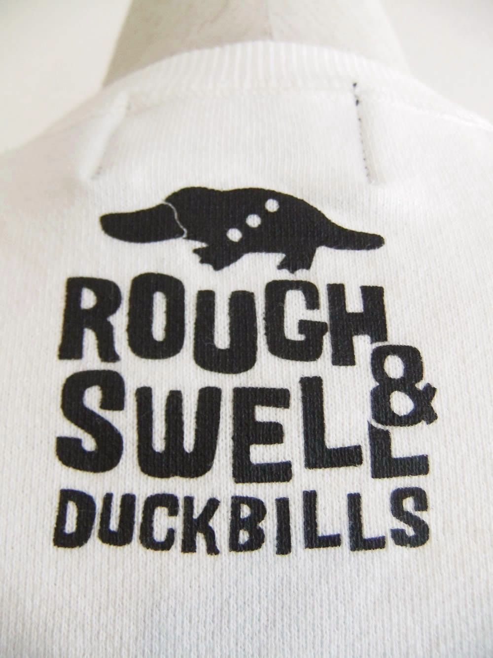 FUNKY DAD SWEAT  (ホワイト) ロゴ入り 半袖 スウェット   RSM-26045