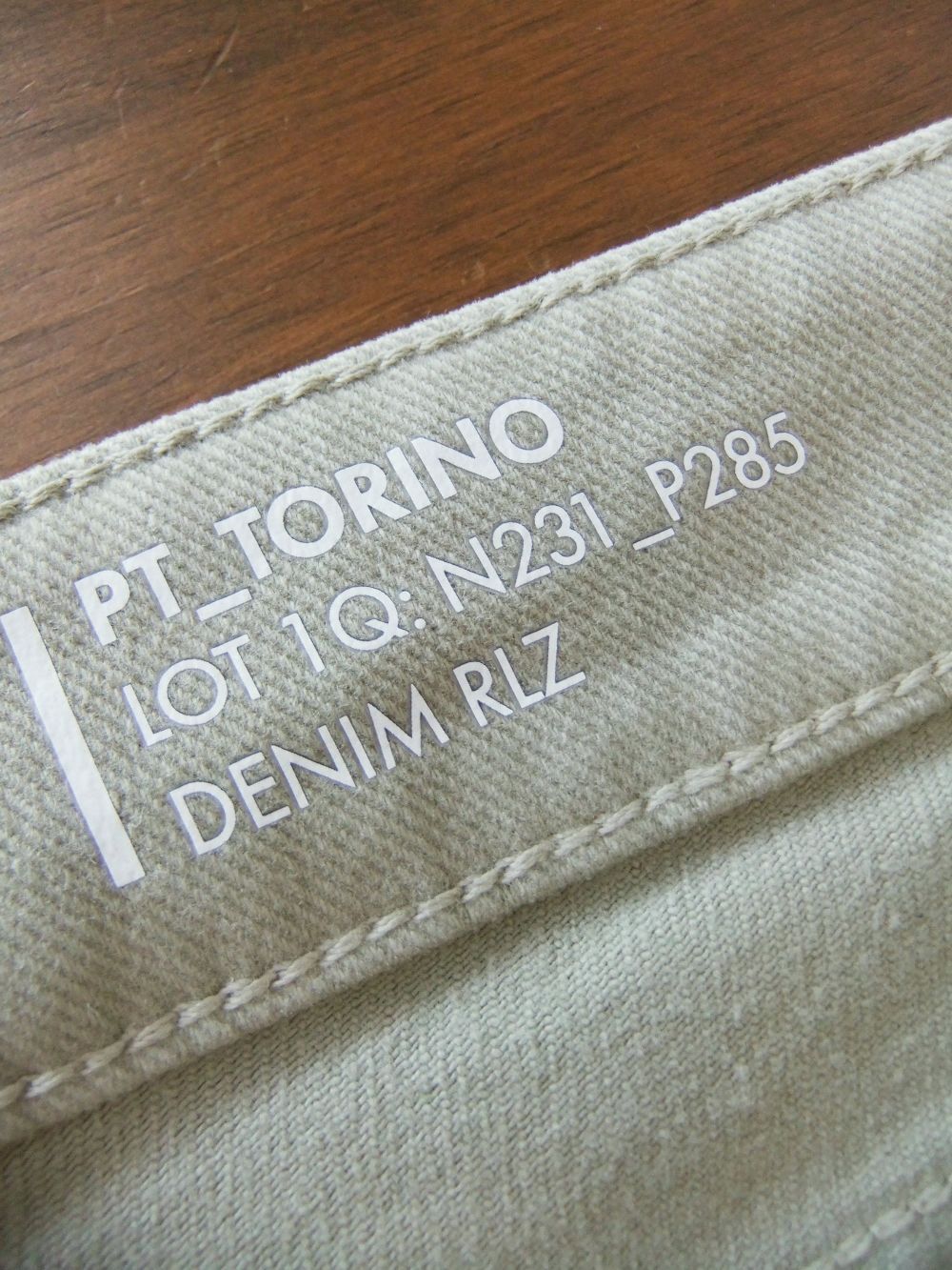 PT  TORINO  DENIM  (グレージュ) SWING ストレッチ スリム デニム