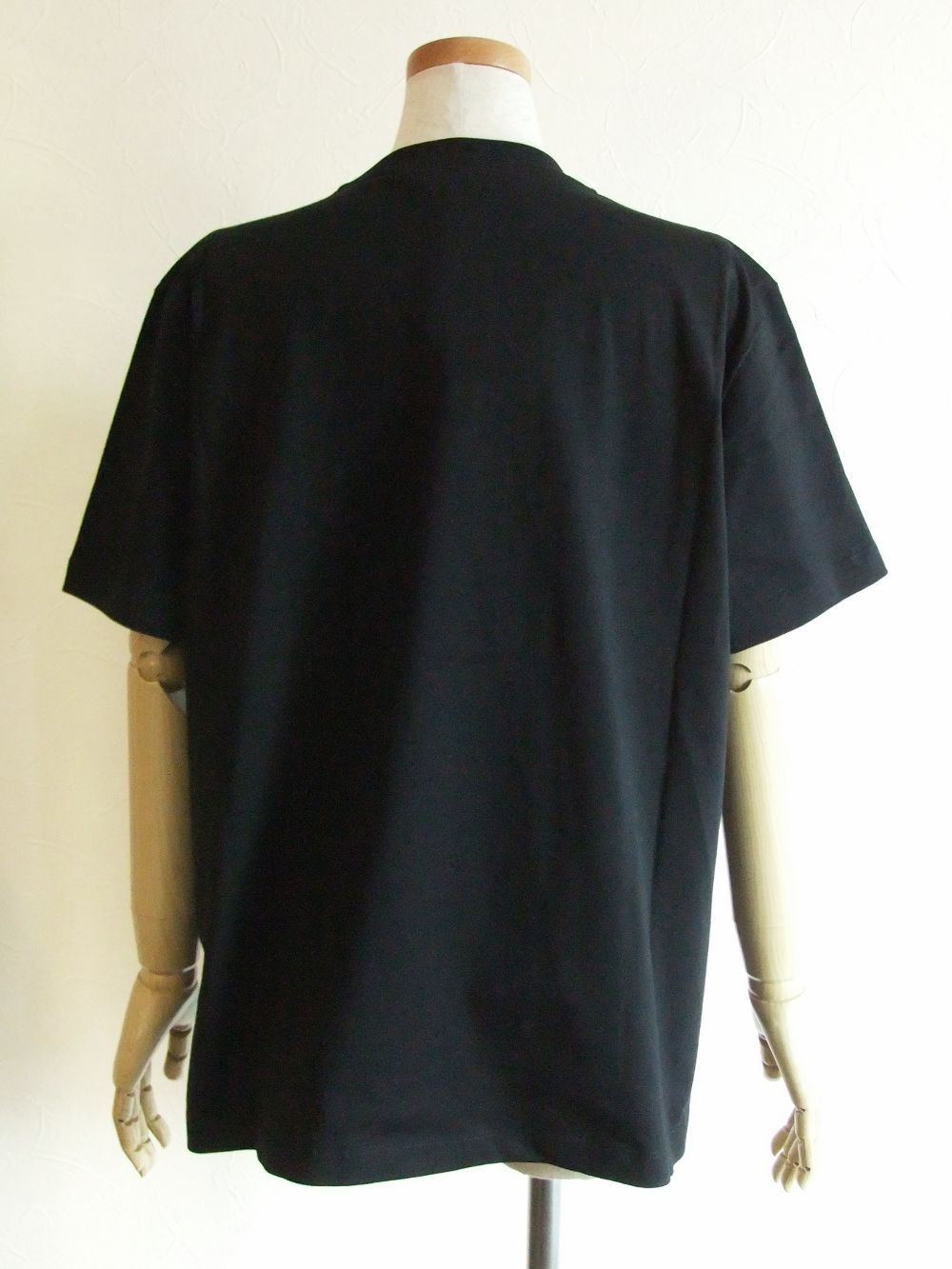 《LADIES》 胸 刺繍ロゴ  T-SHIRT  (ブラック)  3041MDM108-217298