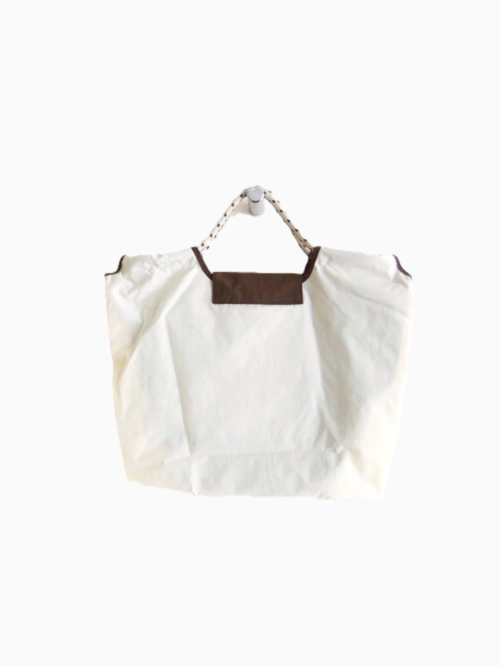 【MICALLE MICALLE Account】 HOMMAGE  SHELL MOTIF FLAP BAG (ベージュ) オマージュ フラップ トートバッグ  MAD118GEB