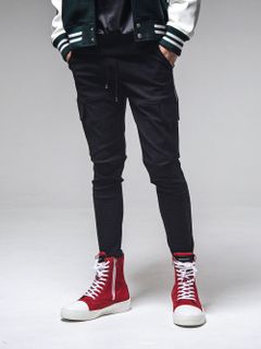 HV NYLON DARRELL CARGO PT  ナイロン カーゴパンツ (リップルブラック)