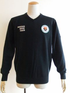 BBC V- NECK   ロゴ入りVネックセーター ( ネイビー ) RSM-20275