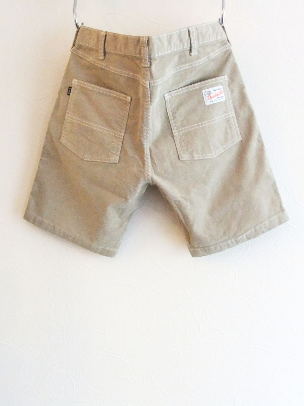 VIRGINIA SHORTS (ベージュ)  サマーコーデュロイ ストレッチ ハーフパンツ   RSM-22075