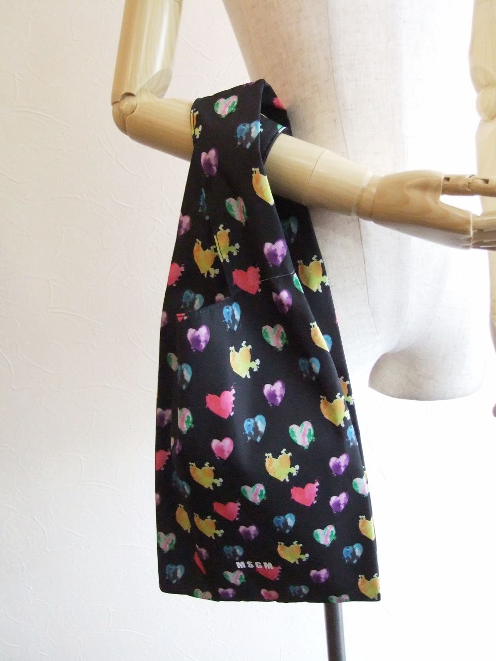 COLORFUL HEARTS プリントショッパーバッグ   3241MDZ23-384