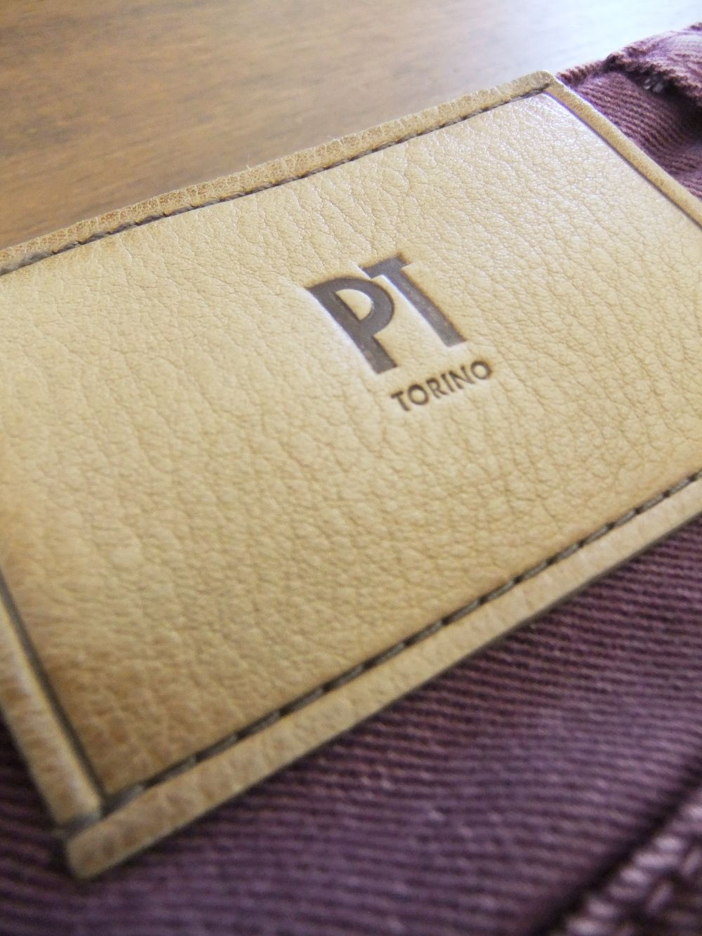 PT TORINO DENIM  SOUL  スリム フィット デニム  (ボルドー)