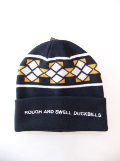 FAIR ISLE BEANIE   ロゴニットキャップ  ( ネイビー )   RSA-24207