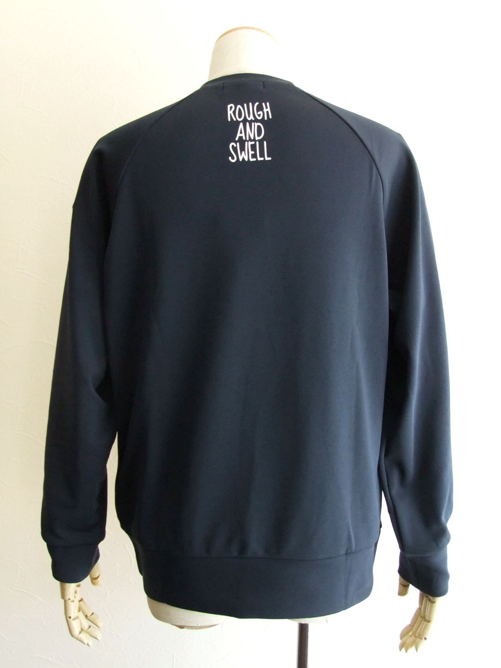 FAT BOYS SWEAT  プリント入り スウェットシャツ ( ネイビー )  RSM-20225