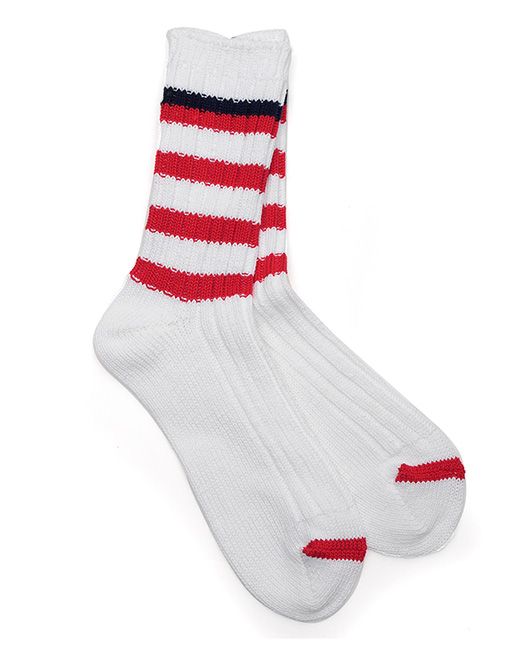 ZEBRA SOCKS   リブソックス ( レッド )