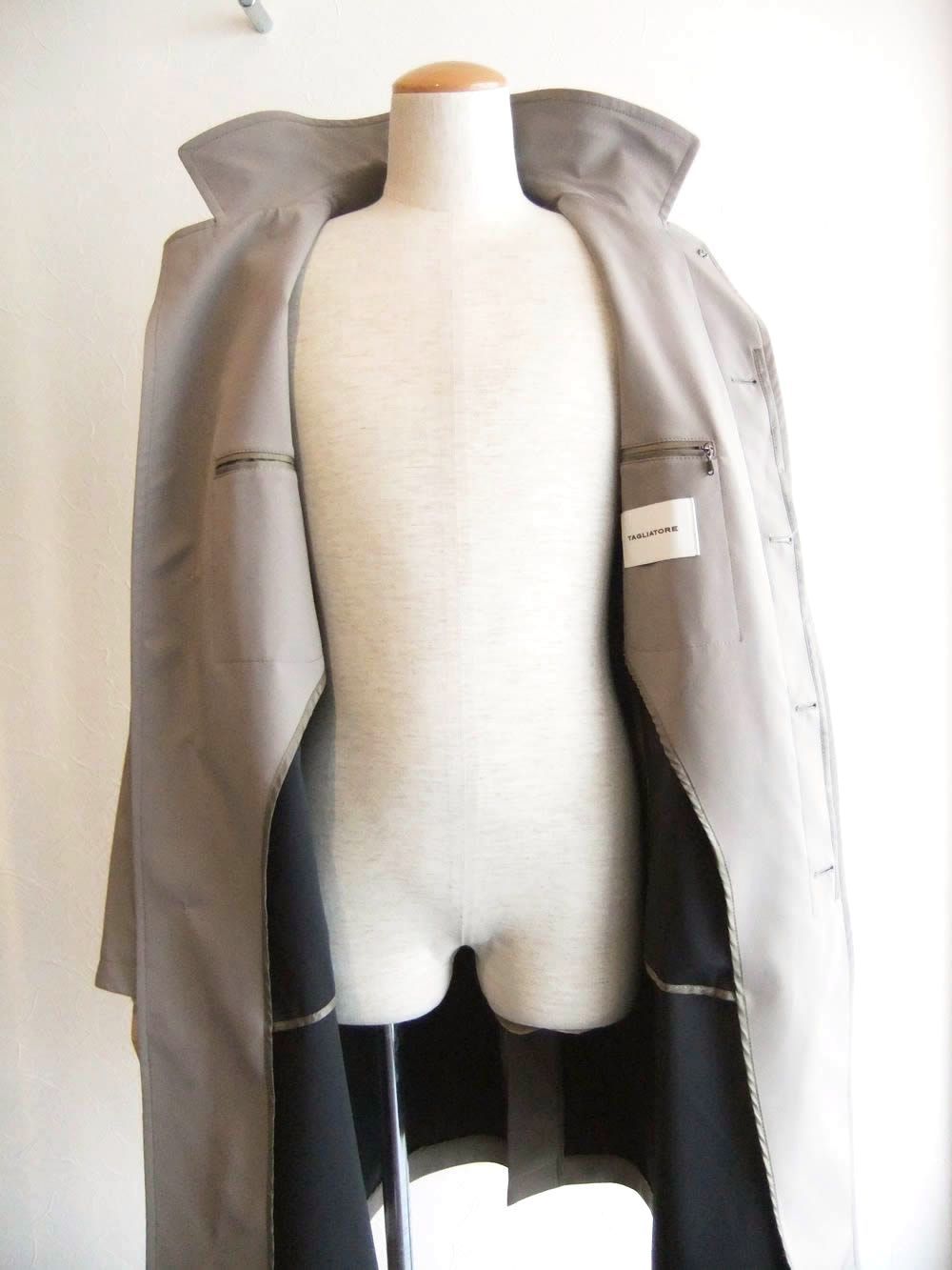 SALOMON  (ベージュ) ナイロンストレッチ バルカラーコート