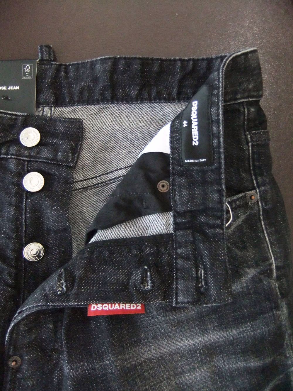 Black Easy Wash LOOSE JEANS   ルーズフィット ジーンズ   S74LB1717