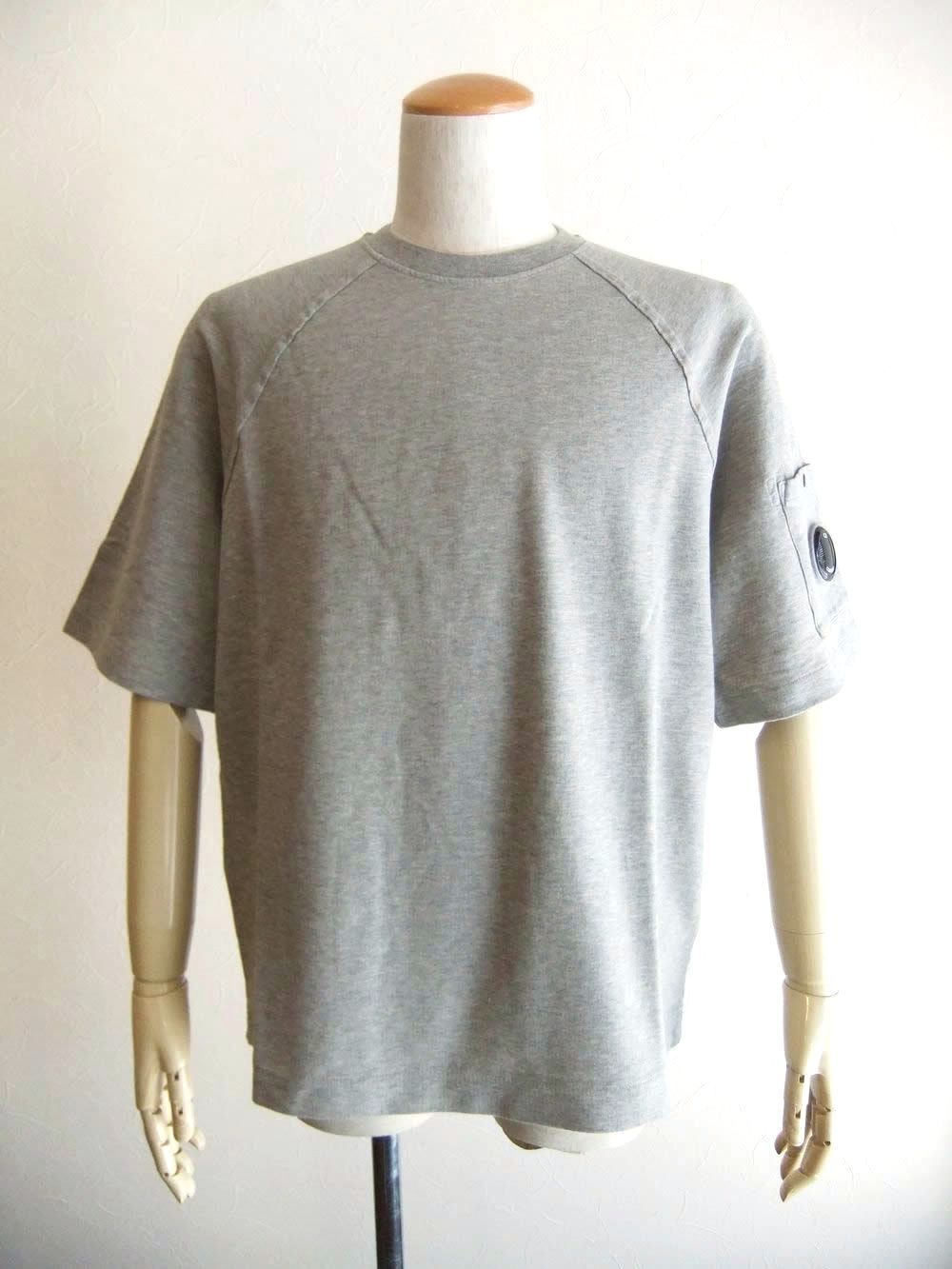 LIGHT FLEECE S/S SWEATSHIRT  (グレー) クルーネック半袖 スウェットシャツ