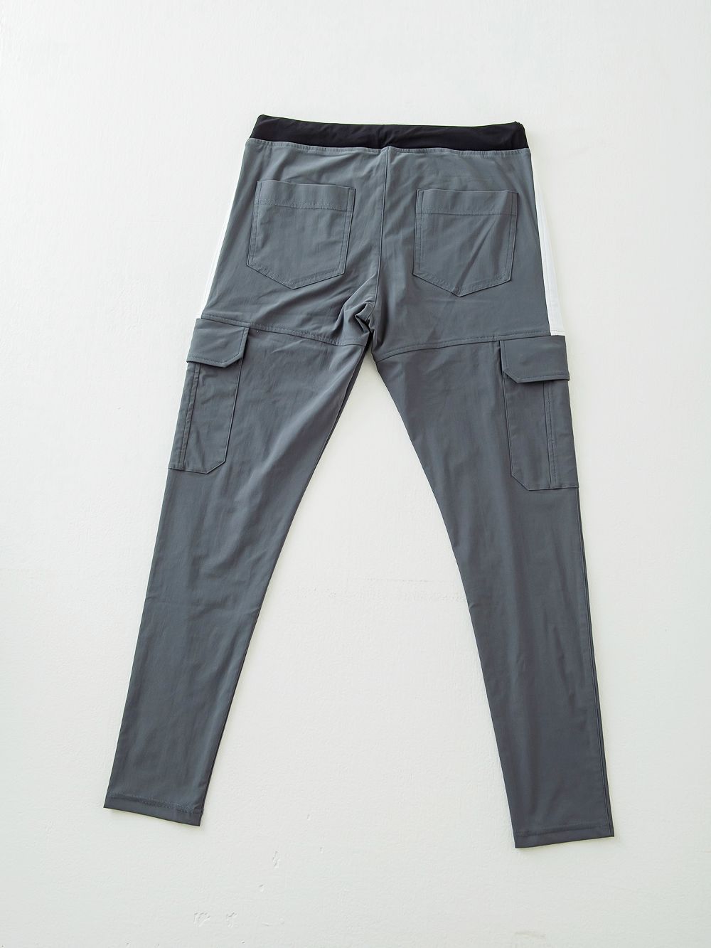 HV NYLON DARRELL CARGO PT  ナイロン カーゴパンツ (グレー × ホワイト)