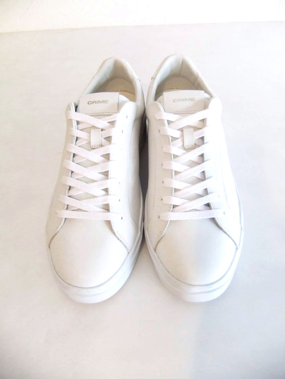 【MENS】   RAW CUT (ホワイト)   レザースニーカー