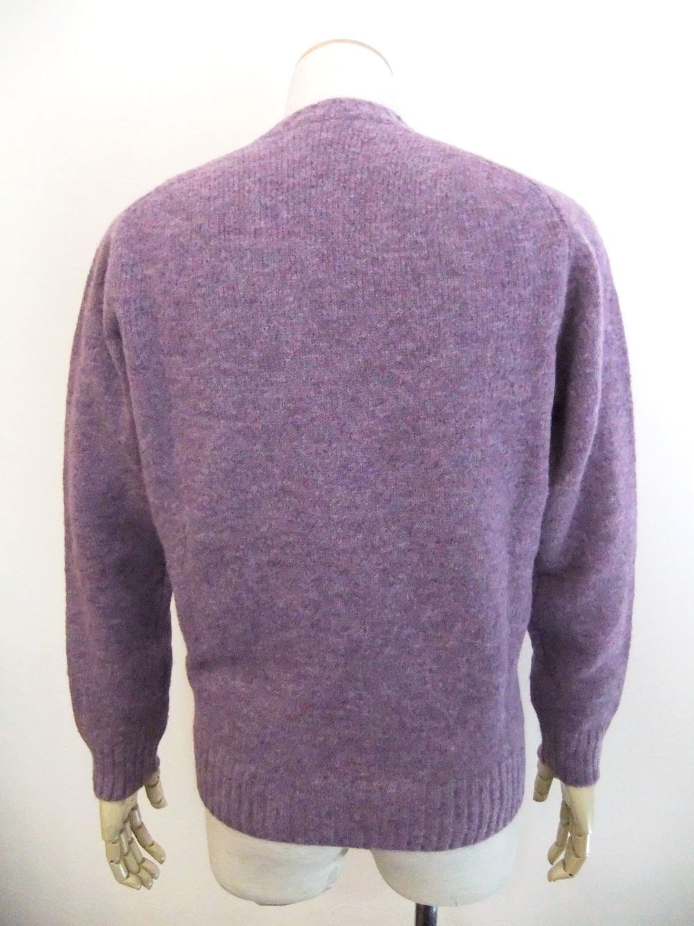 アルパカ混 V-NECK ニット   (パープル)  CV1MLM13