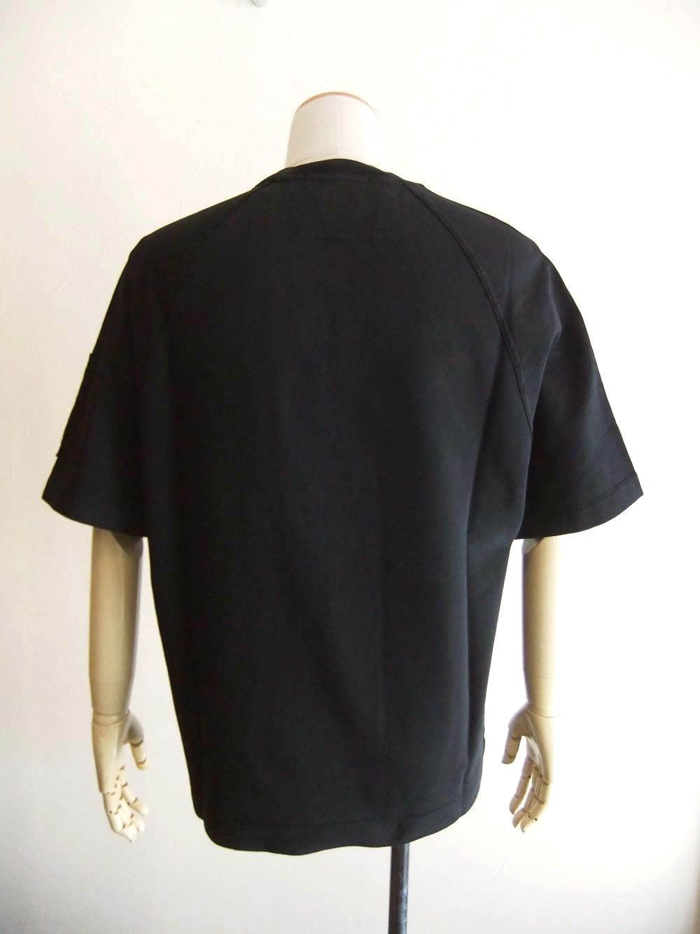 LIGHT FLEECE S/S SWEATSHIRT  (ブラック) クルーネック半袖 スウェットシャツ