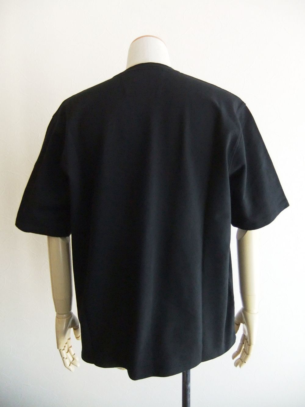 LIGHT FLEECE S/S SWEATSHIRT  (ブラック) クルーネック半袖 スウェットシャツ