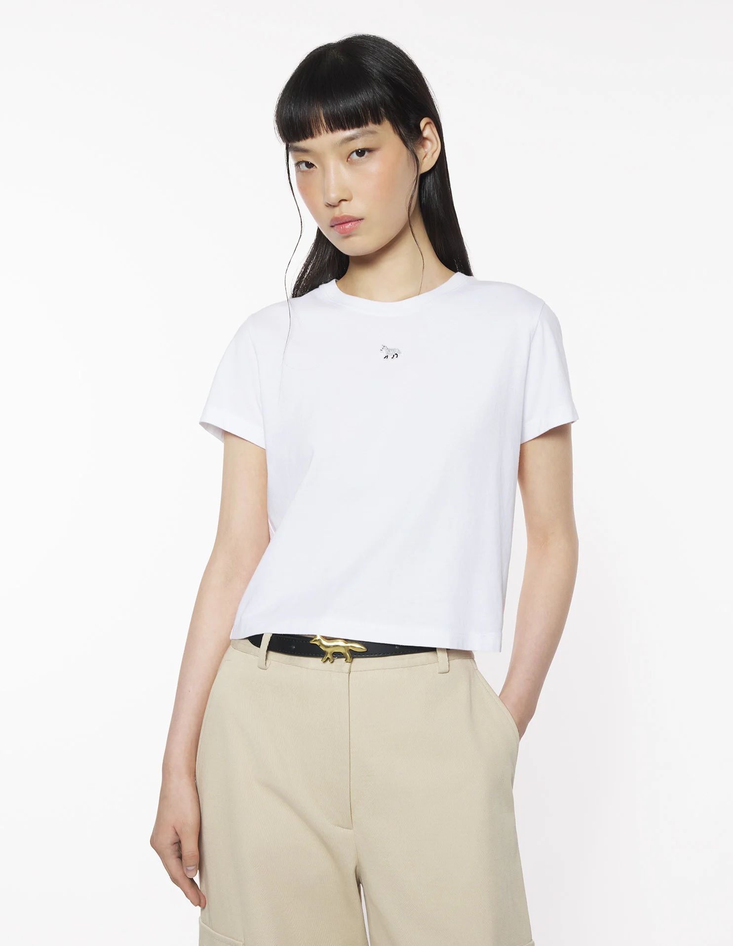 《LADIES》 メゾン キツネ ベビーフォックス パッチ ベビー Tシャツ