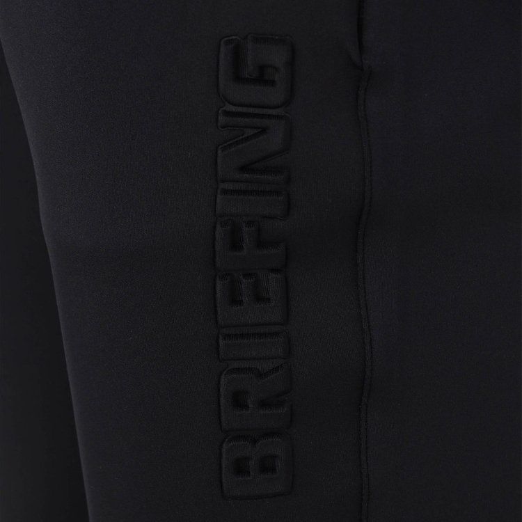 MENS 3D LOGO SLIM PANTS  (ブラック) ロゴ ストレッチジャージパンツ