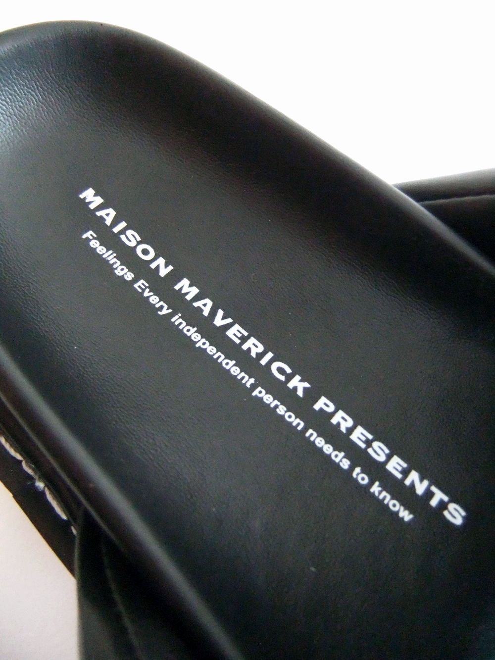 PLATFORM-SOLE SLIP-ON SANDALS  プラットフォーム スリッポン  (ブラック)  MS2450