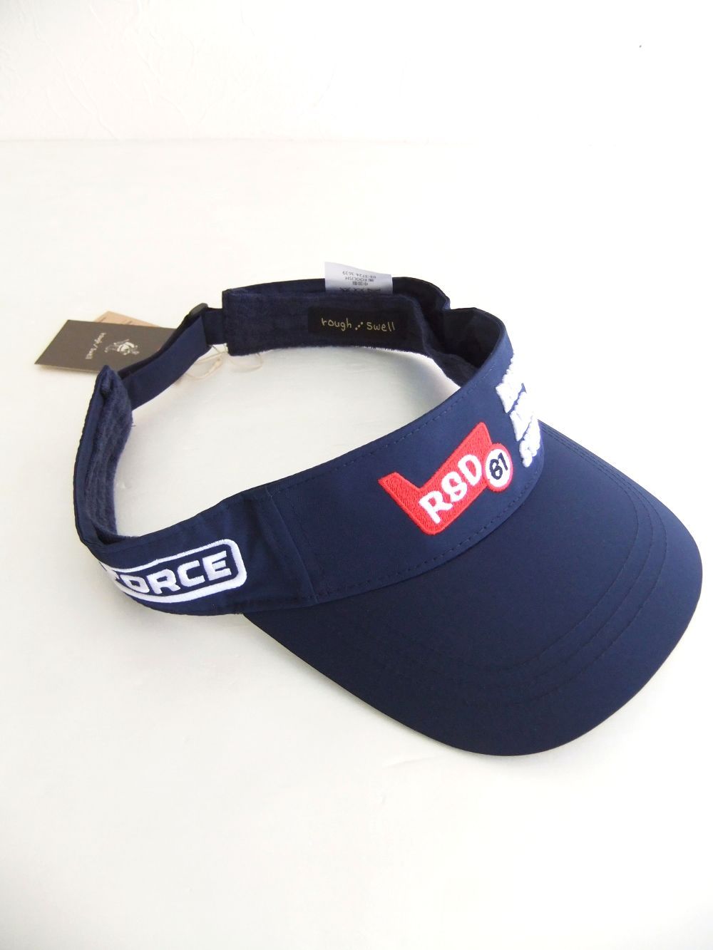 RED IRON SUN VISOR  (ネイビー) ロゴ入りサンバイザー  RSA-24008