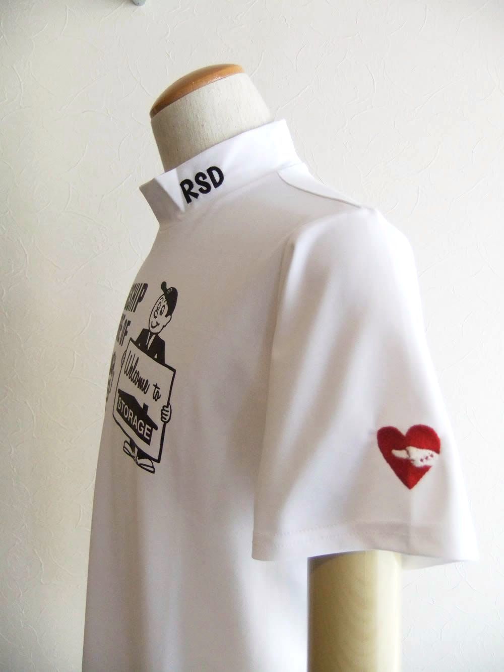 STORAGE BOY MOCK  (ホワイト)  半袖モックネック シャツ  RSM-26028