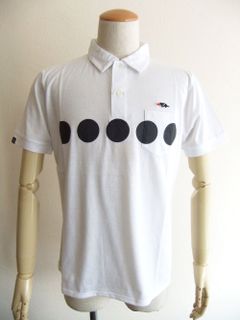 FIVE DOTS POLO (ホワイト)   半袖ポロ  RSM-22021