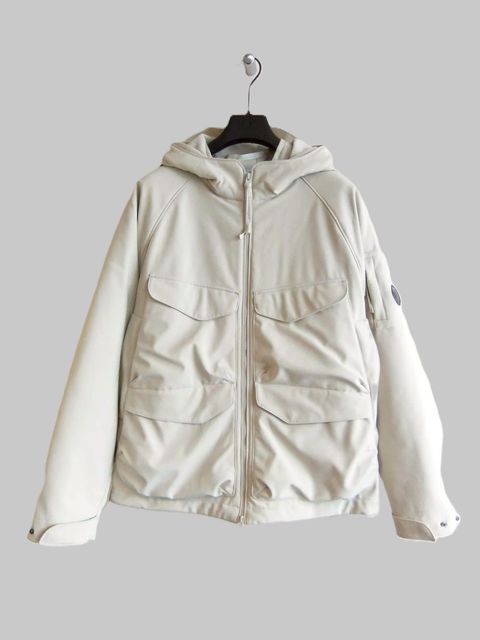 C.P. SHELL-R PADDED HOODED LENS JACKET   ジップアップ 2WAY ブルゾン