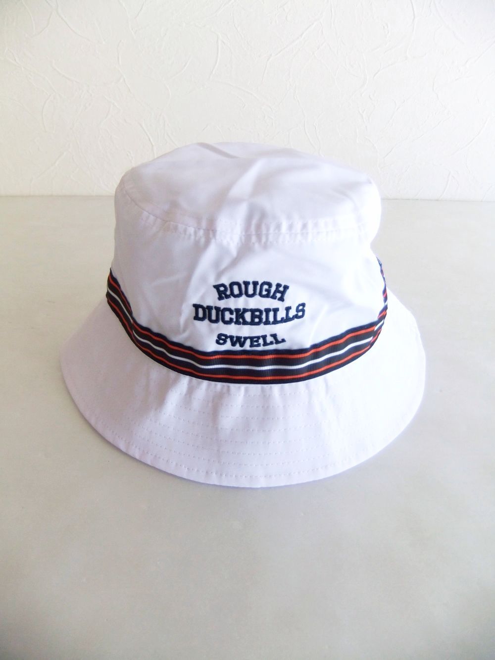 rough & swell - MANCHESTER HAT (オリーブ) ロゴ入り ハット