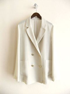 メッシュ DB テーラード ジャケット (ベージュ)  625402