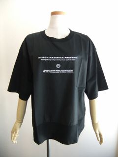 タイポグラフィ Tシャツ  (ブラック)   MM2316